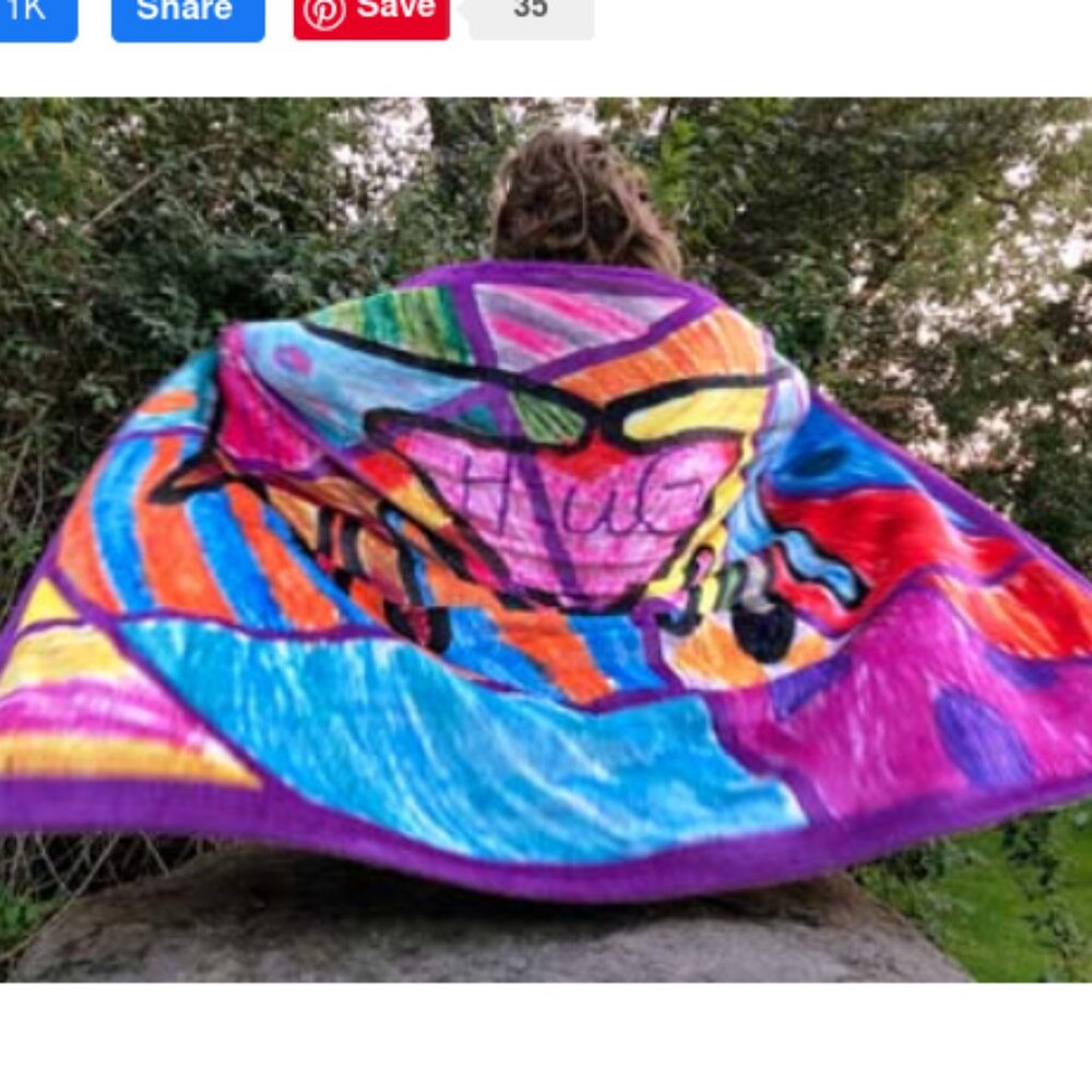 Penzey's Hug Throw Blanket NWT